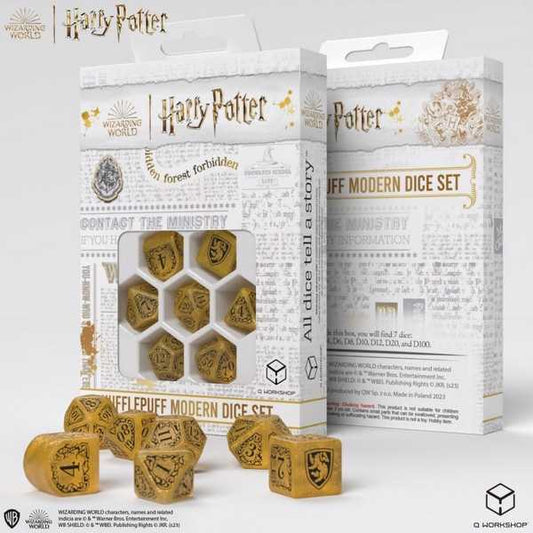 Harry Potter Hufflepuff Modern Dice - Yellow