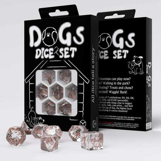 Dogs Dice Set - Bubbles
