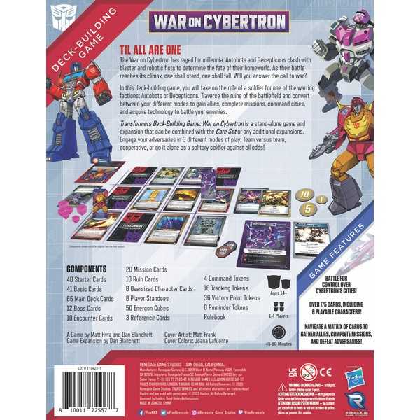 Transformers Deck-Building Game: War on Cybertron Expansion