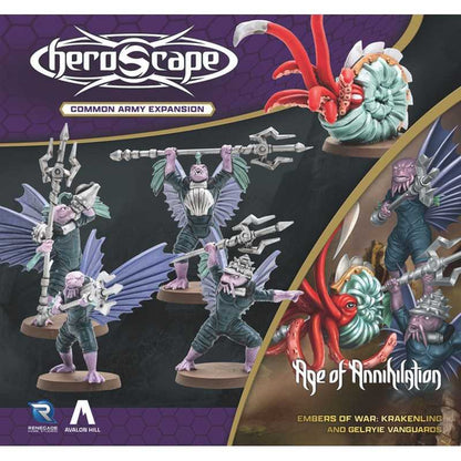 Heroscape: Krakenling and Gelryie Vanguards Army Expansion