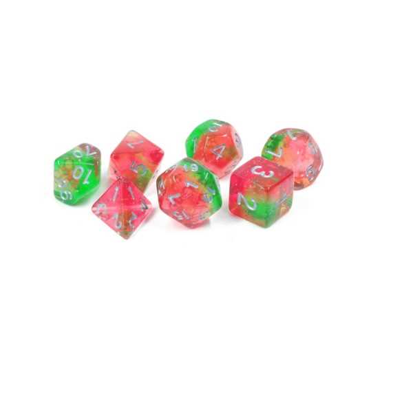 Sirius Dice: Lotus Glowworm Polyhedral Dice Set