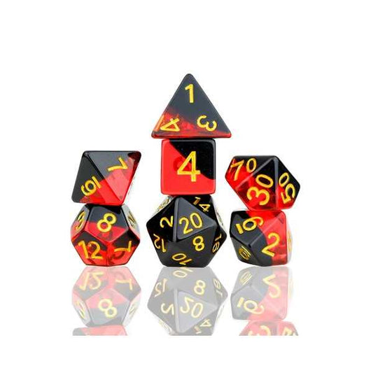 Sirius Dice: Brimstone Polyhedral Dice Set