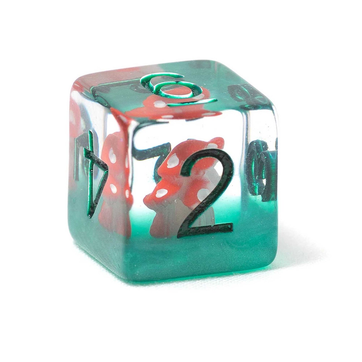 Sirius Dice: Power Mushroom 7-Piece Polyhedral Dice Set