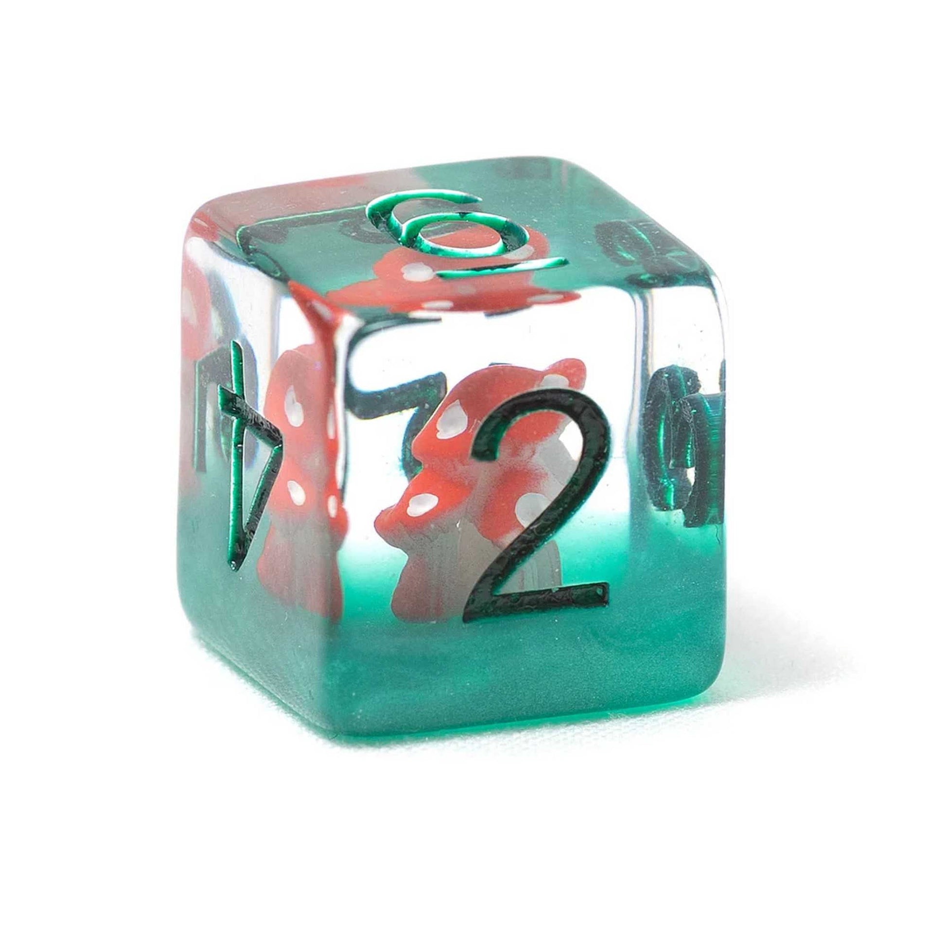 Sirius Dice: Power Mushroom 7-Piece Polyhedral Dice Set
