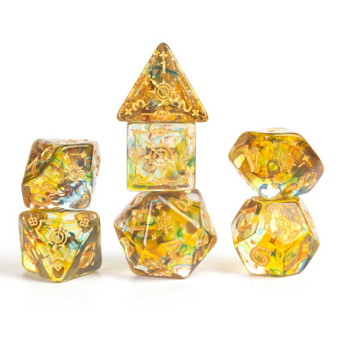 Dungeons & Dragons Adventure Dice Set - Ranger: Gold