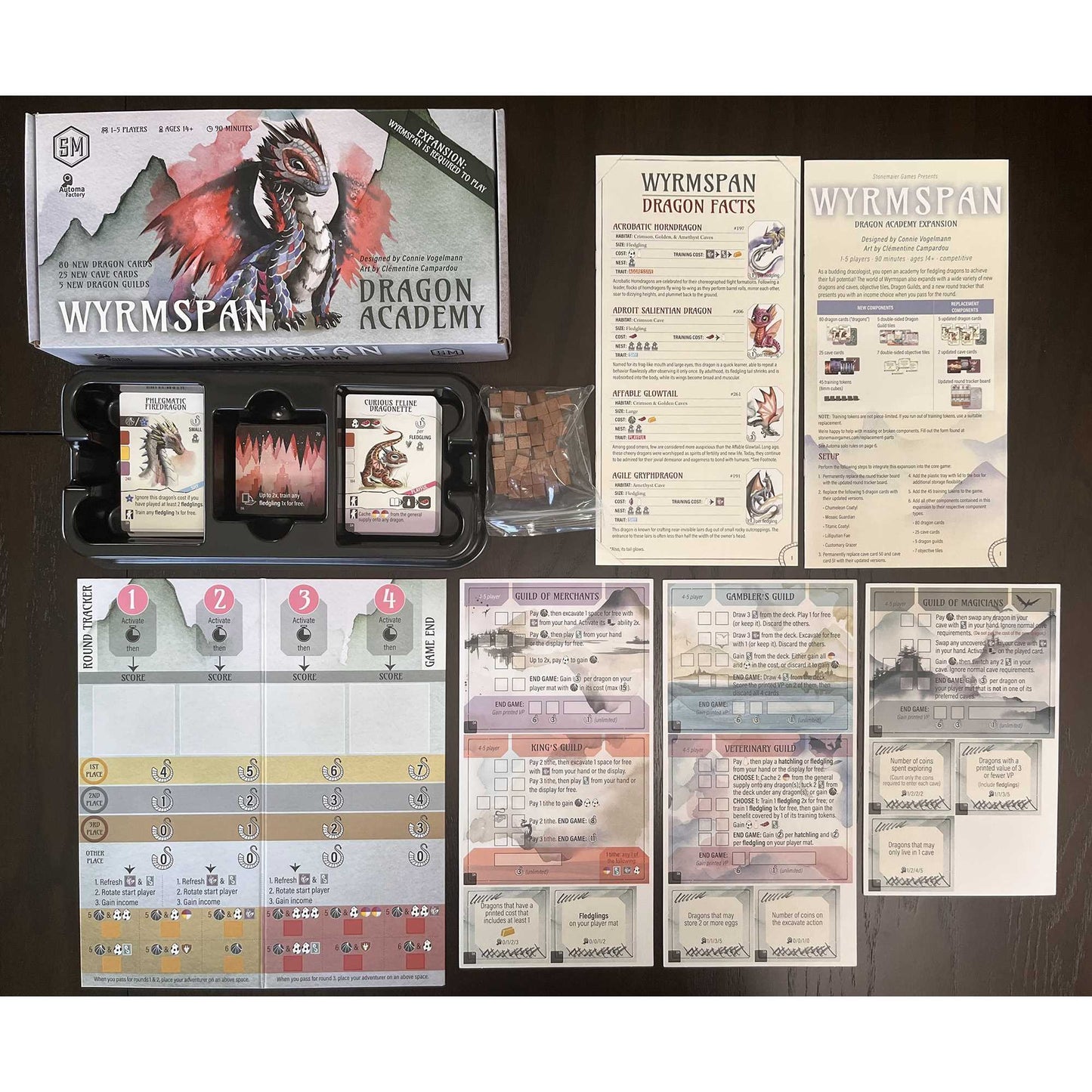 Wyrmspan Dragon Academy Expansion