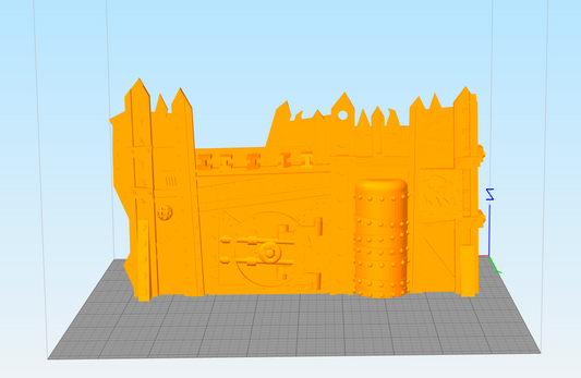 Ork Fort - Long Wall 2
