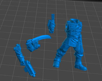 Pith Rifle Squad and Characters