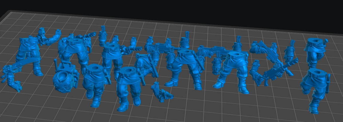 Pith Rifle Squad and Characters