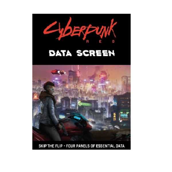 Cyberpunk Red RPG Data Screen