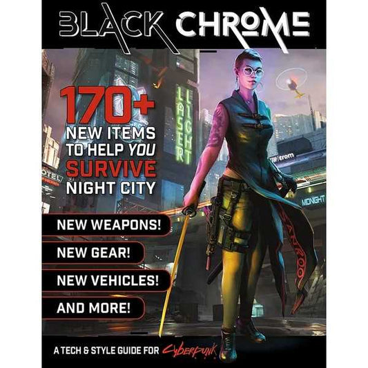 Cyberpunk Red RPG Black Chrome