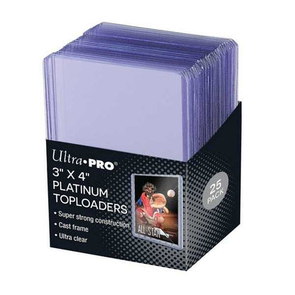 3in X 4in Ultra Clear Platinum Toploader 25ct