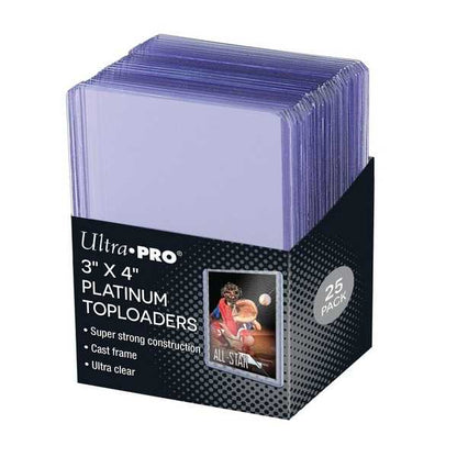 3in x 4in Ultra Clear Platinum Toploader 25ct