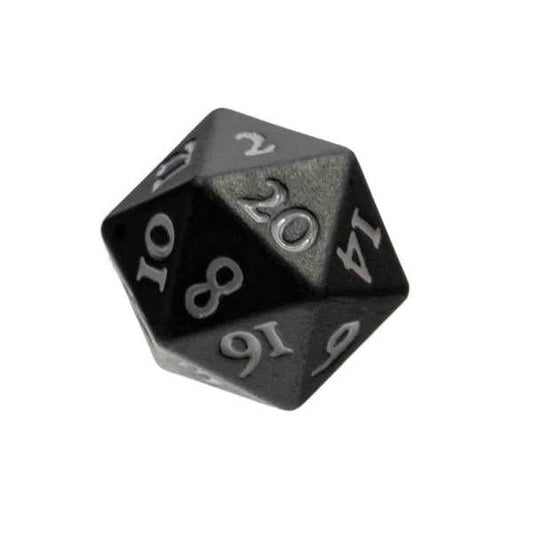 Vivid Heavy Metal Dice: Black