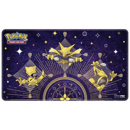 Pokémon Abra Evolutions White Stitched Playmat