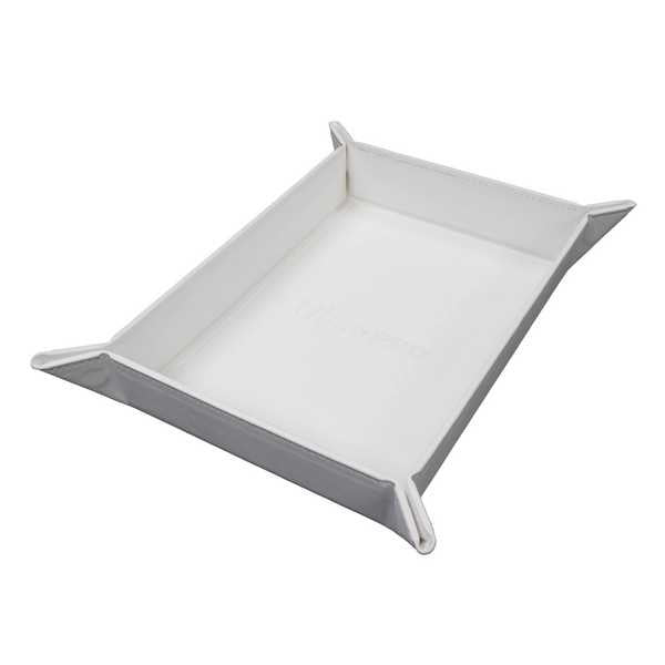 Vivid Magnetic Foldable Dice Tray - White