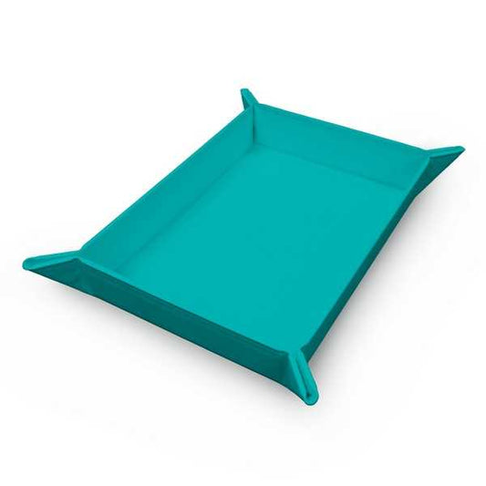 Vivid Magnetic Foldable Dice Tray - Teal