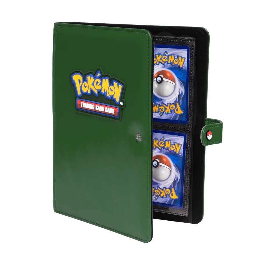 Pokémon 4-Pocket Premium Snap Binder - Green