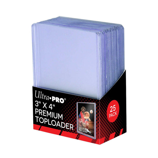 Ultra Pro 3in x 4in Super Clear Premium Toploader 25ct