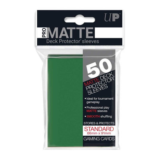 Pro Matte Standard Protectors  50ct - Green