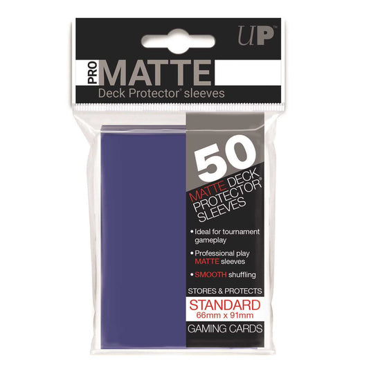 Pro Matte Standard Deck Protectors - Blue (50ct)