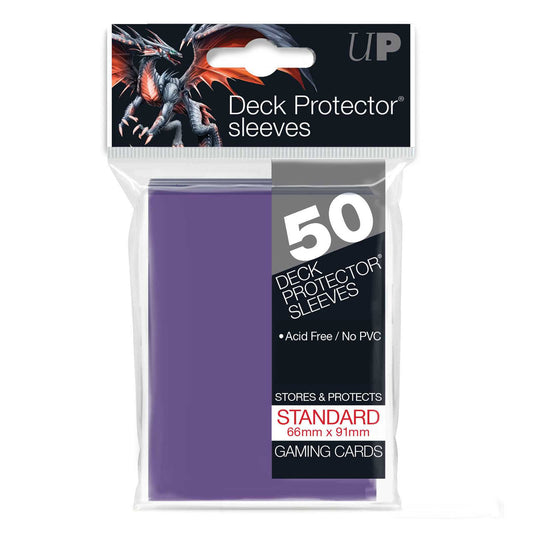 Standard Deck Protectors (50ct) - Purple