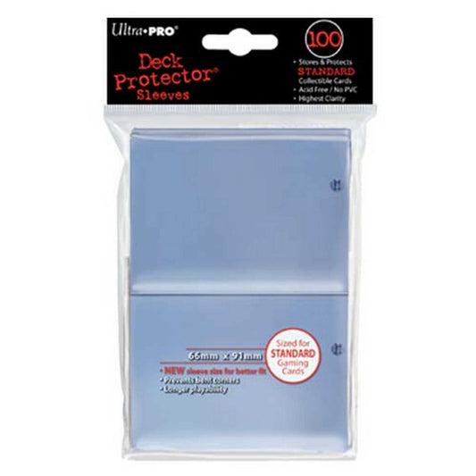 Standard Clear Card Sleeves (100 pack unit)