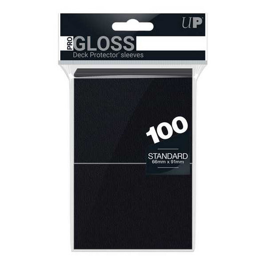 PRO-Gloss Standard Card Sleeves: Black (100)