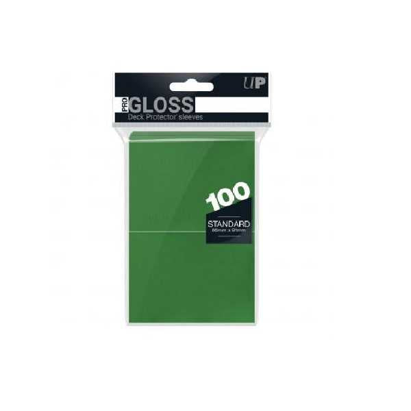 PRO-Gloss Standard Card Sleeves: Green (100)