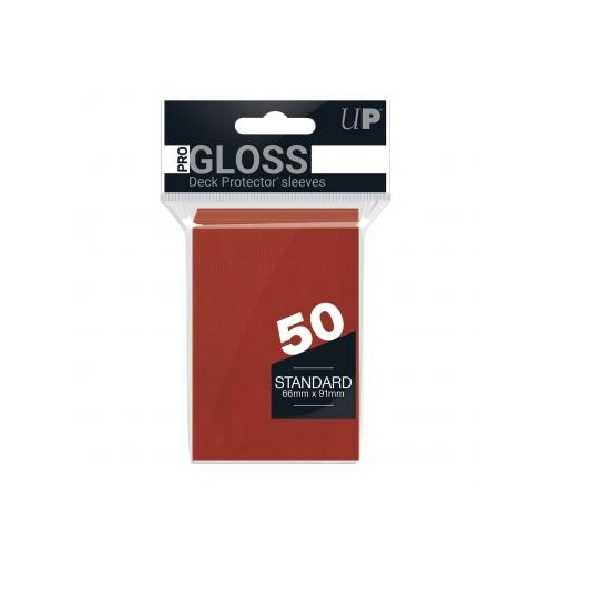 PRO-Gloss Standard Card Sleeves: Red (100)