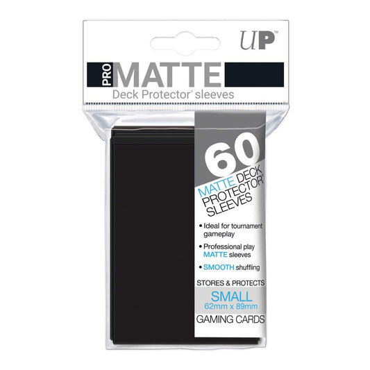 Pro Matte Small Deck Protectors (60ct) - Black