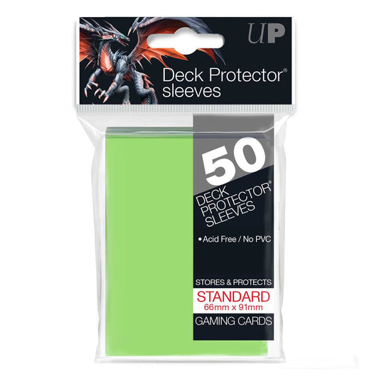 Standard Deck Protectors (50ct) - Lime Green