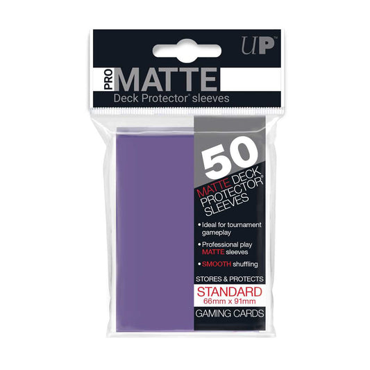 Pro Matte Deck Protectors (50ct) - Purple