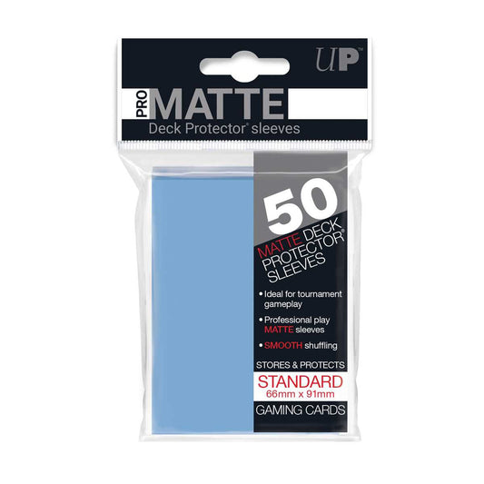 Pro Matte Deck Protectors (50ct) - Light Blue