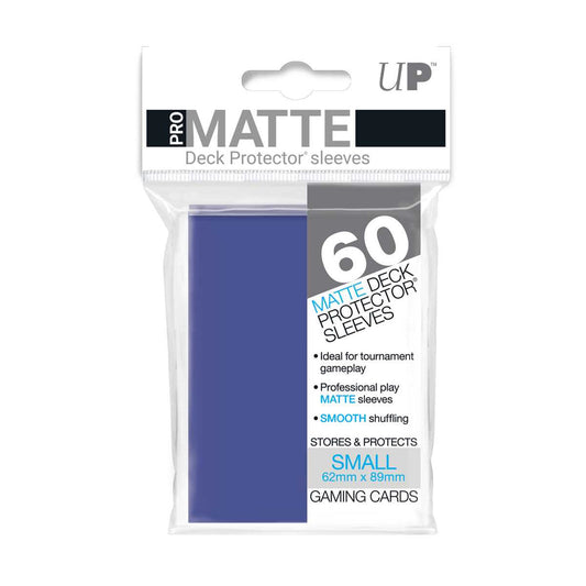 Pro Matte Small Deck Protectors (60 ct) - Blue