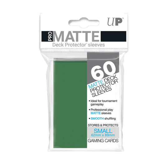 Pro Matte Small Deck Protectors (60 ct) - Green