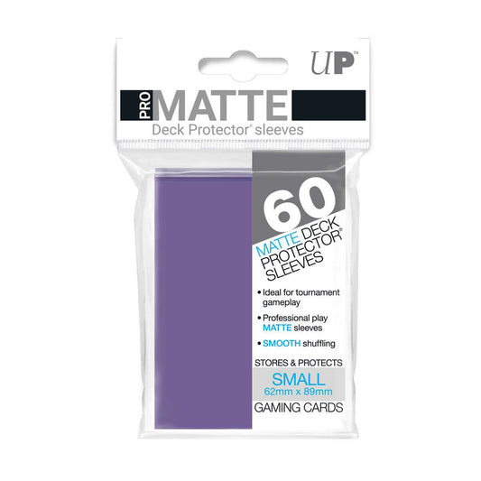 Pro Matte Small Deck Protectors (60 ct) - Purple