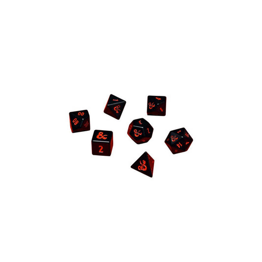 Polyhedral Dice: Heavy Metal (7)  for Dungeons & Dragons