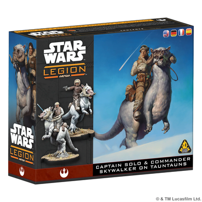 Star Wars: Legion – Captain Solo & Commander Skywalker on Tauntuns