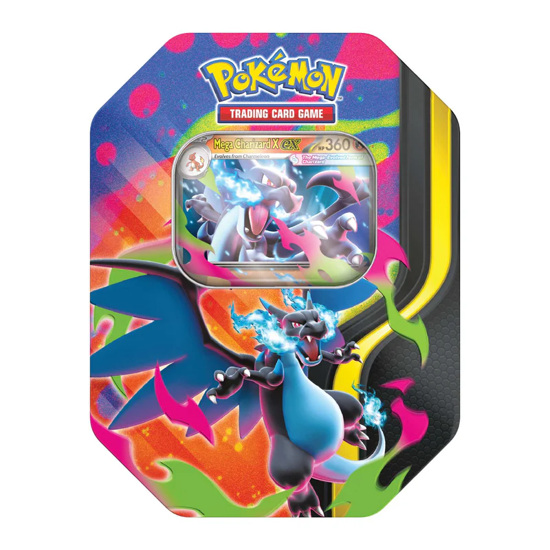 Pokémon TCG: Mega Charizard ex Tin - Mega Charizard X ex