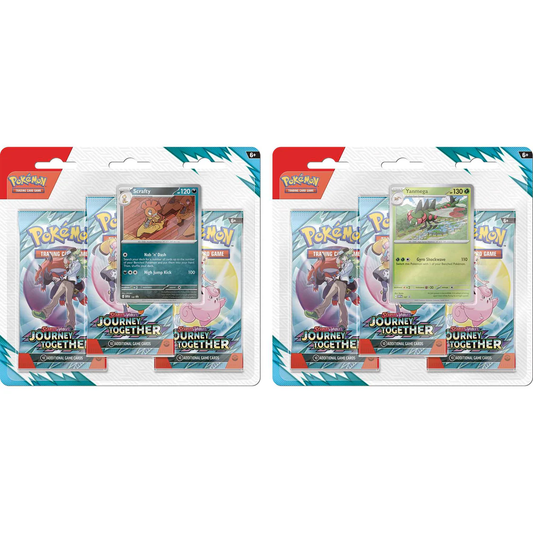 Pokemon TCG: Scarlet & Violet 9 – Journey Together - 3-Pack Blister