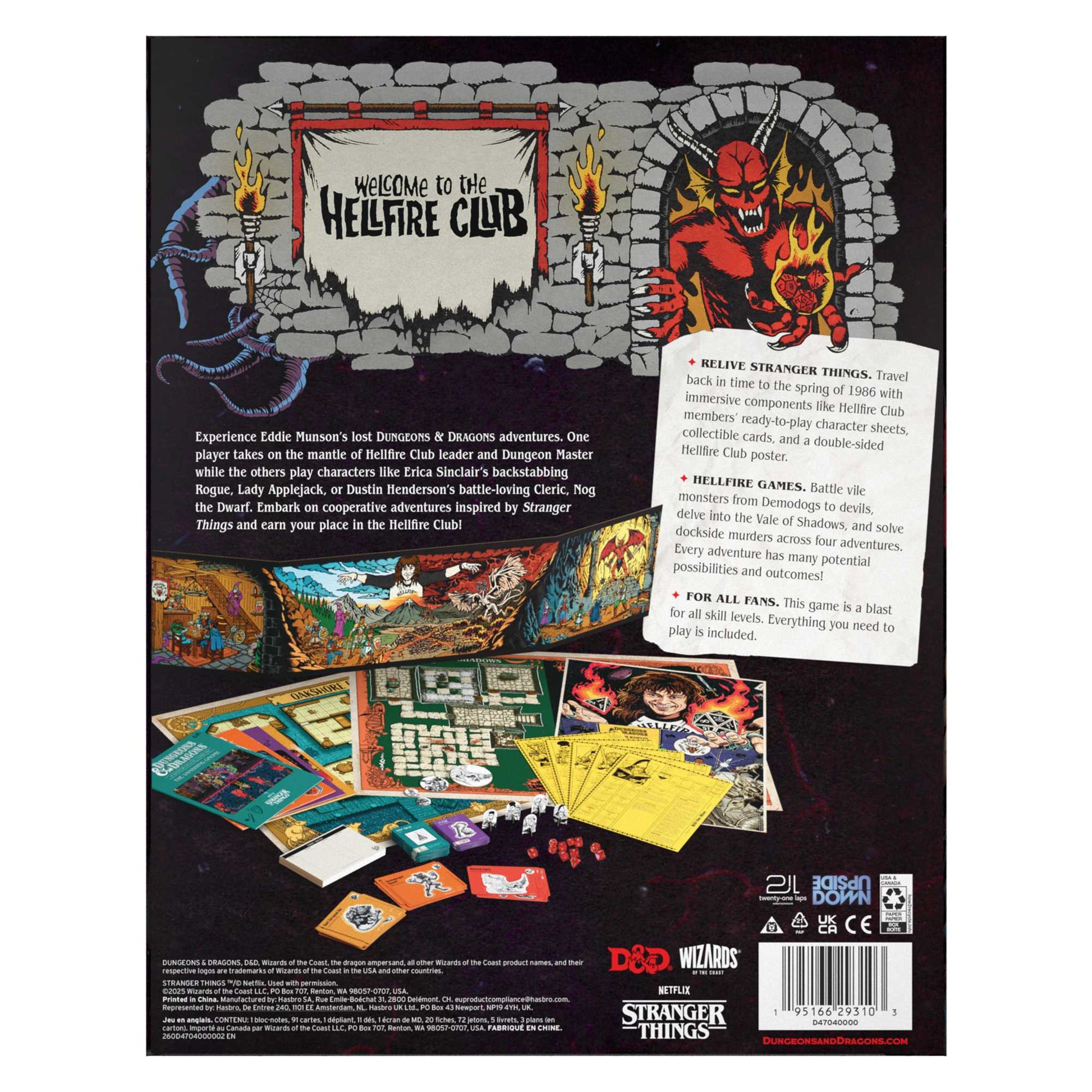 Dungeons & Dragons: Stranger Things Welcome to the Hellfire Club