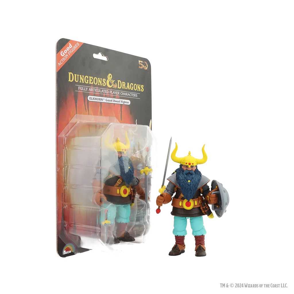 Dungeons & Dragons 7inch Scale Action Figure - Limited 50th Anniversary Edition Elkhorn Figure