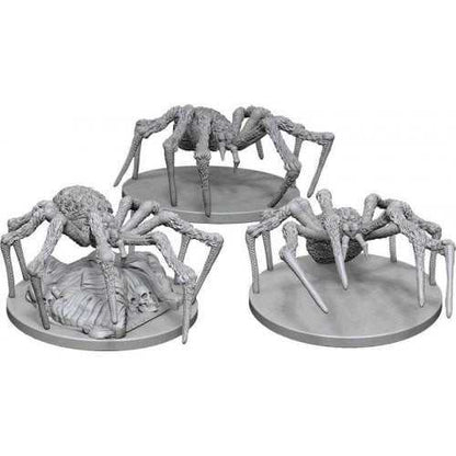 D&D Unpainted Miniatures: Spiders