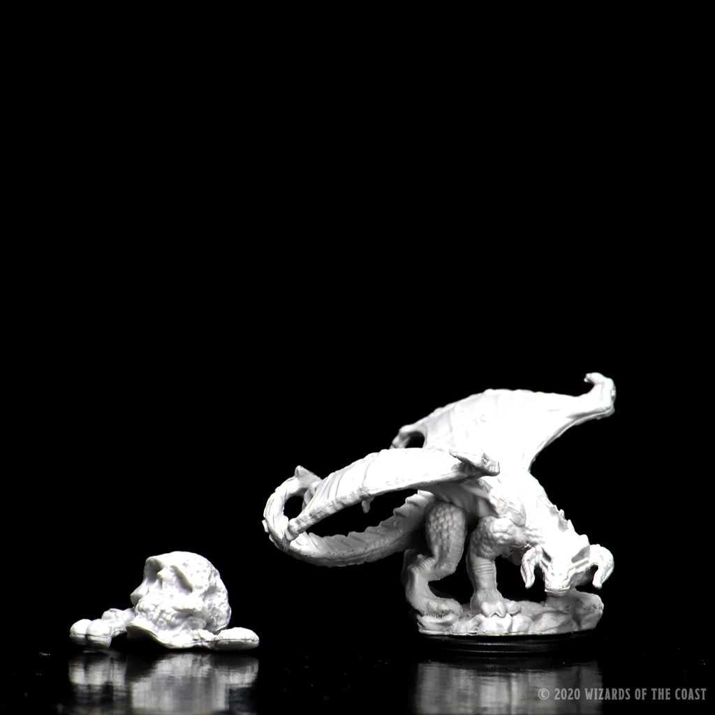 D&D Nolzur's Marvelous Unpainted Miniatures: Black Dragon Wyrmling
