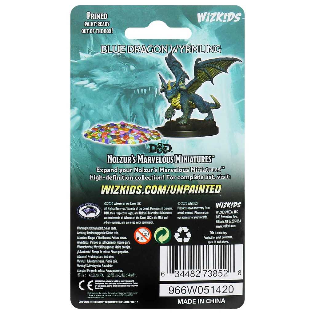 D&D Nolzur's Marvelous Unpainted Miniatures: Blue Dragon Wyrmling