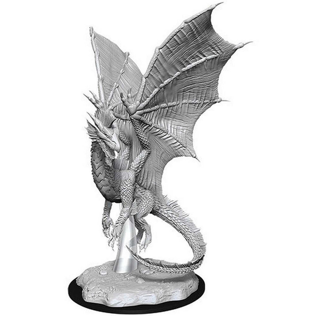 Young Silver Dragon: D&D Nolzur's Marvelous Unpainted Miniatures (W11)