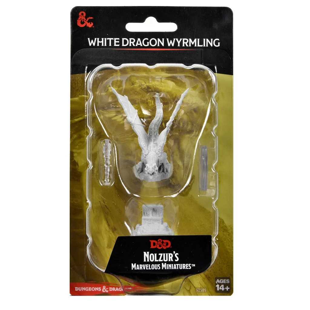 D&D Nolzur's Marvelous Unpainted Miniatures: White Dragon Wyrmling