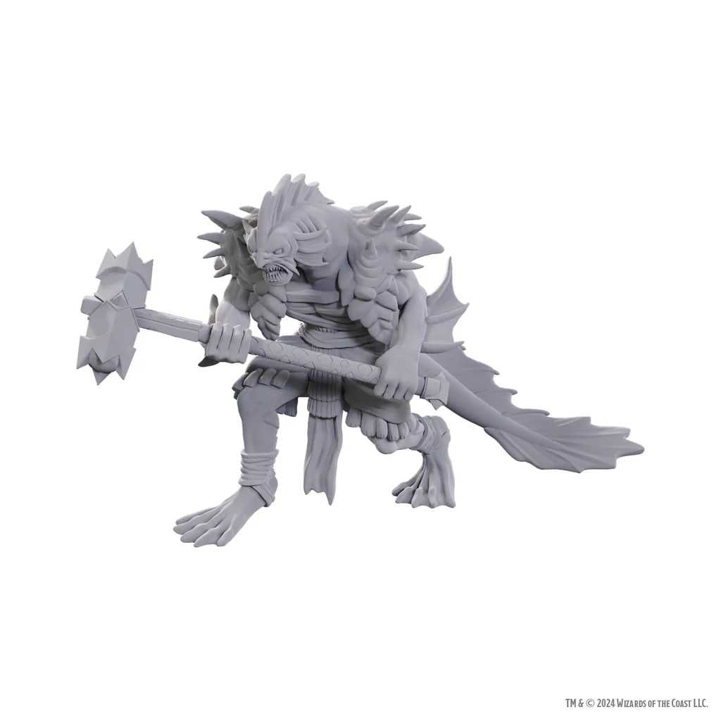 D&D Nolzur's Marvelous Unpainted Miniatures: Sahuagin Coral Smasher
