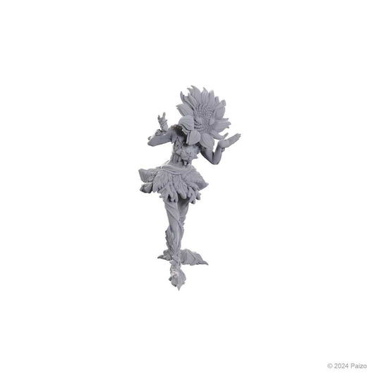 Pathfinder Deep Cuts Unpainted Miniatures: Sunflower Leshy and Fruit Leshy